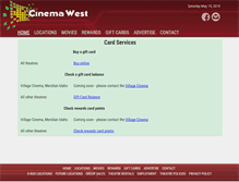 Tablet Screenshot of cinemawest.net