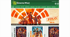 Desktop Screenshot of cinemawest.com